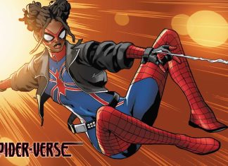 Meet the new Spider-UK in EDGE OF SPIDER-VERSE #2