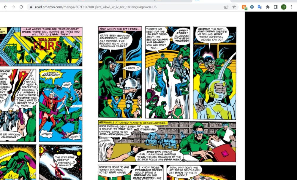 comixology web-reader