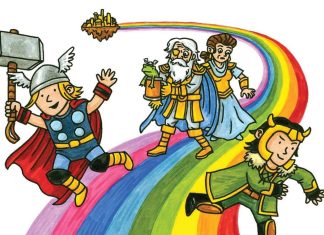 Jeffrey Brown THOR AND LOKI: MIDGARD FAMILY MAYHEM picture book announced
