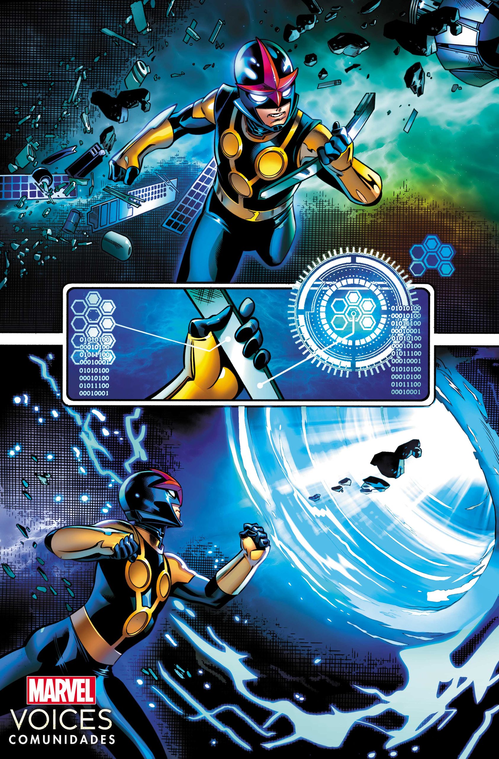 MARVEL’S VOICES: COMUNIDADES #1 Nova art by Paco Medina