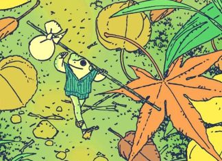REVIEW: A FROG IN THE FALL is comics fine art, vagabond poetry A Frog in the Fall (and Later On)