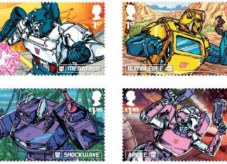 UK Royal Mail issues special TRANSFORMERS stamps featuring Wildman, Baskerville, & Bove