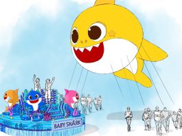 Baby Shark balloon