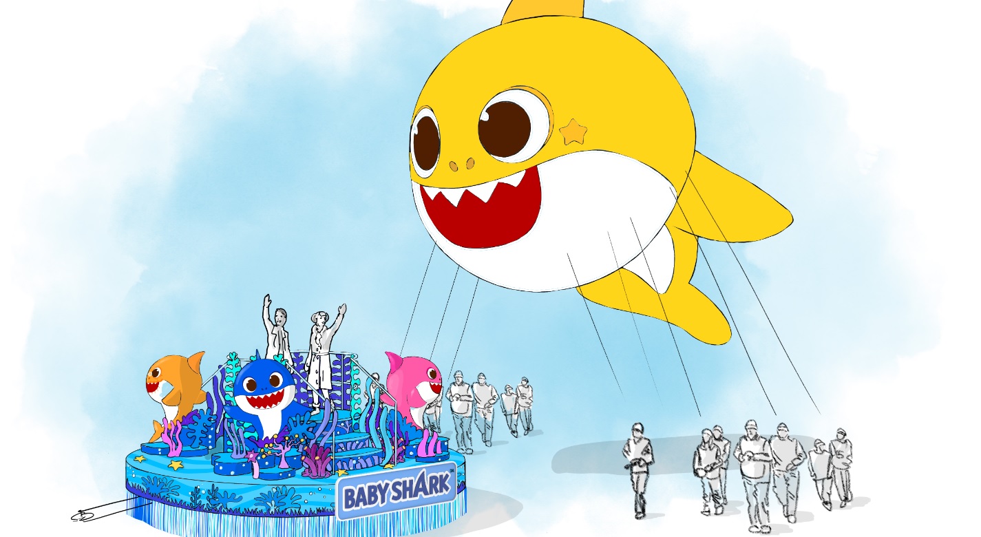 Nickelodeon debuts BABY SHARK balloon float at 96th Annual Macy's  Thanksgiving Day Parade