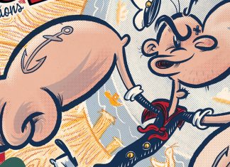 Clover Press’s POPEYE VARIATIONS offers an alternate look at the iconic sailor man