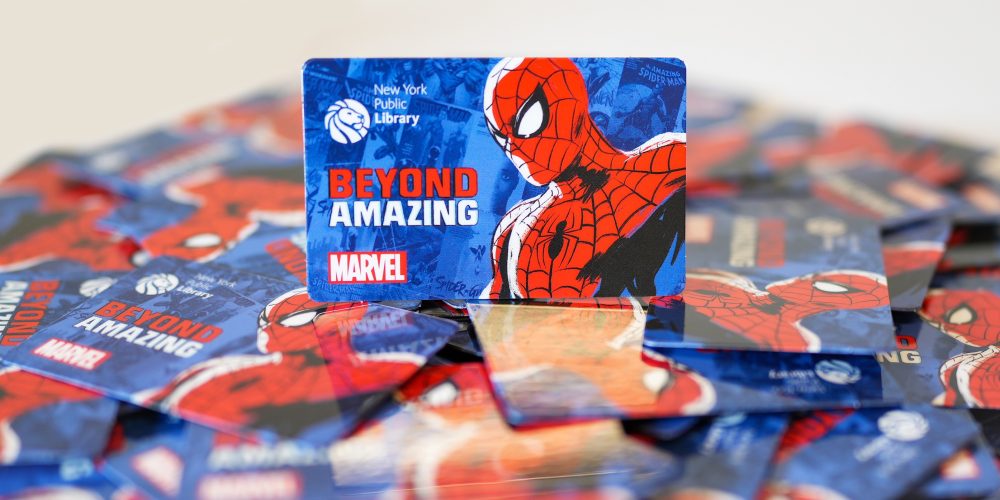 Spider-Man library card