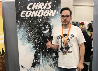 NYCC ’22: Crime and horror go hand in hand for HELL IS A SQUARED CIRCLE writer Chris Condon Chris Condon