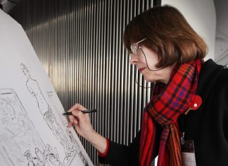 POSY SIMMONDS receives the NCS 2022 Sergio Aragones Award for Excellence in Cartooning