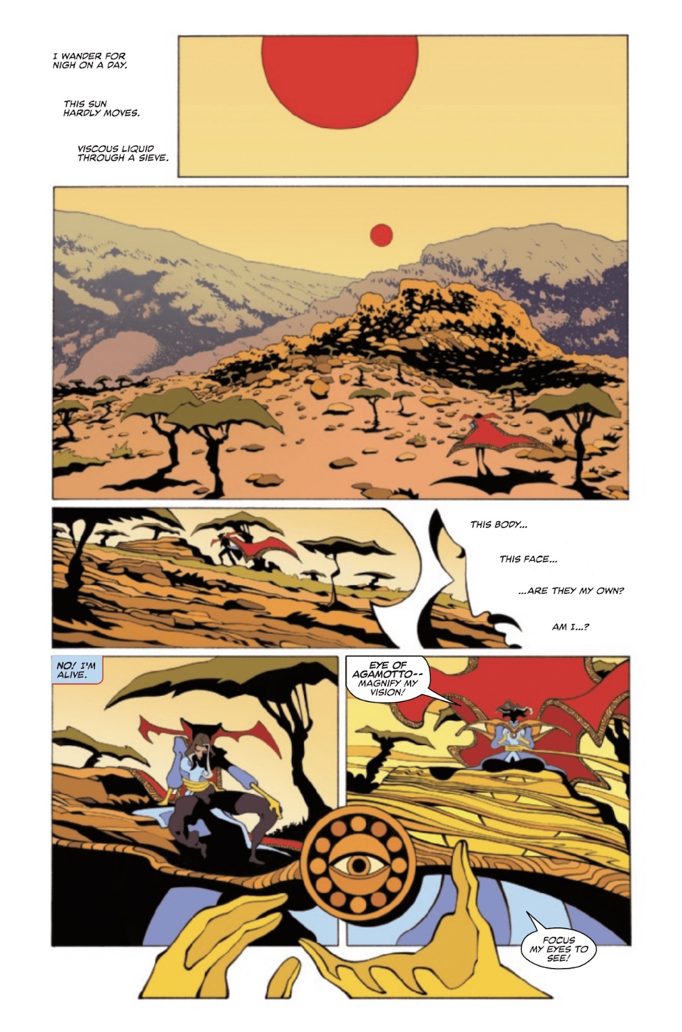 Doctor Strange Fall Sunrise Negative Space