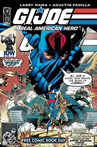 G.I Joe: A Real American Hero #155 1/2 cover