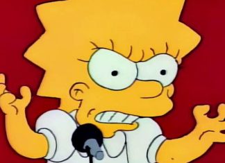 A little girl loses faith in democracy in The Simpsons’ “Mr. Lisa Goes to Washington” The Simpsons