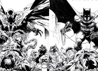 BATMAN/SPAWN crossover one-shot gets inked only edition Batman/Spawn Unplugged