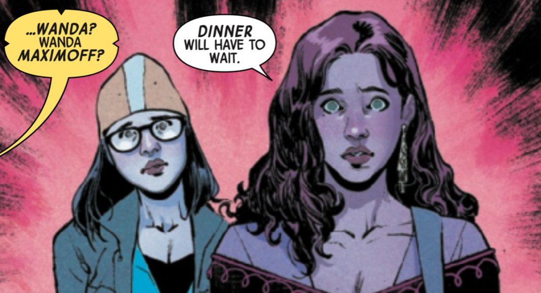 Darcy and Wanda in Scarlet Witch #1