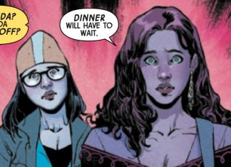 The Marvel Rundown: Little shop of helpers in SCARLET WITCH #1 Darcy and Wanda in Scarlet Witch #1