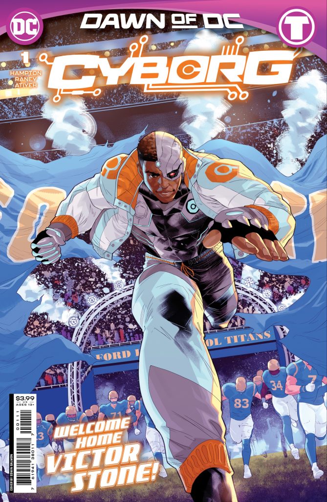 Cyborg #1 Cover by Edwin Galmon