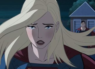 Supergirl struggles to adjust to life on Earth in new clip from LEGION OF SUPER-HEROES animated movie