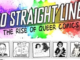 INTERVIEW: Justin Hall on NO STRAIGHT LINES: THE RISE OF QUEER COMICS No Straight Lines: The Rise of Queer Comics logo