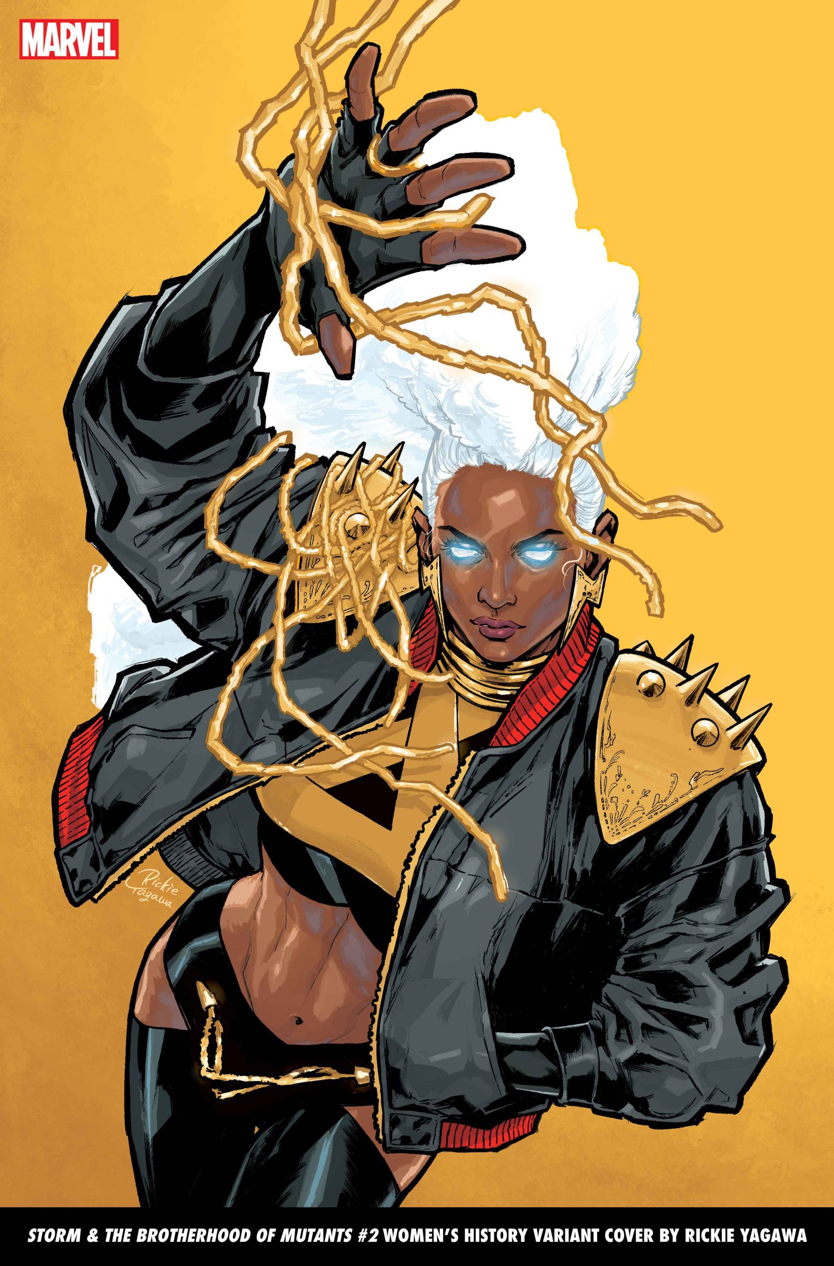 STORM & THE BROTHERHOOD OF MUTANTS #2 WOMEN’S HISTORY MONTH VARIANT COVER BY RICKIE YAGAWA 