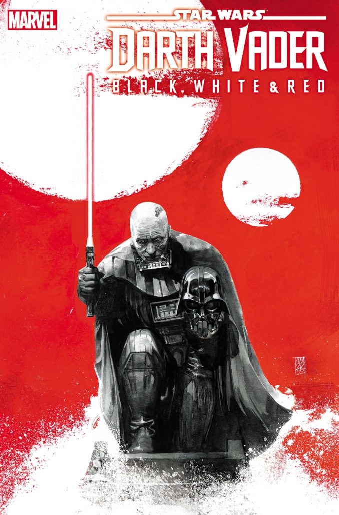 Darth Vader Black White Red