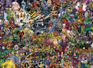 Scott Koblish variant cover for FANTASTIC FOUR #700 puts Where’s Waldo to shame! Scott Koblish