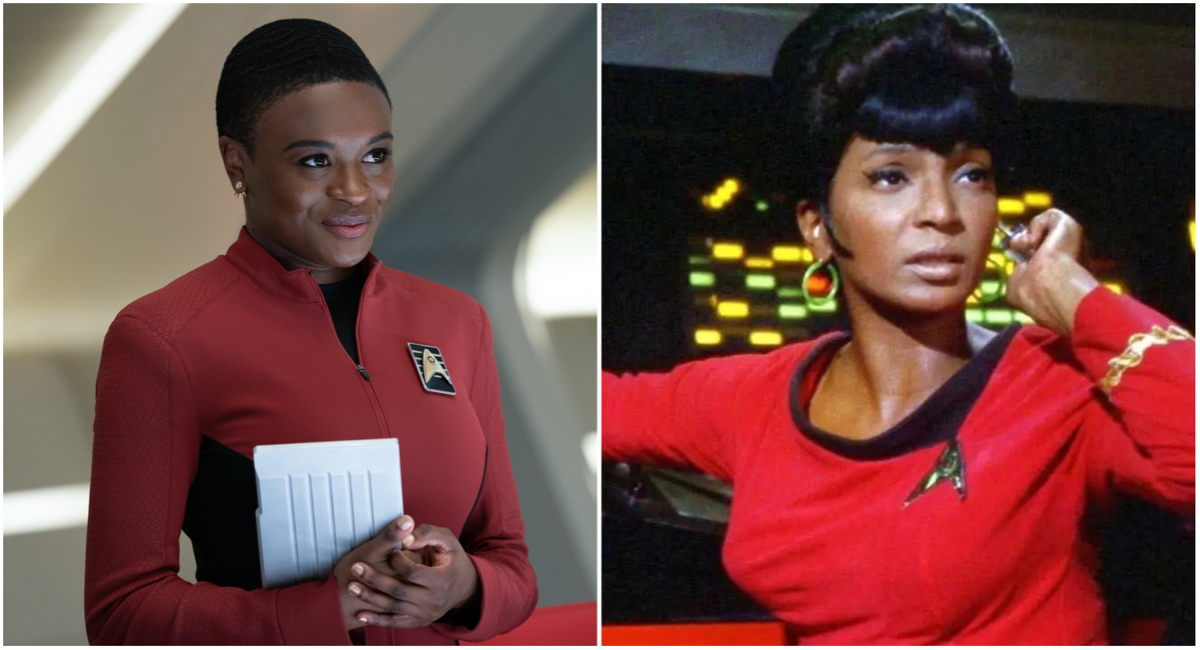 Uhura on Star Trek