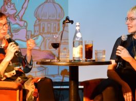 Photo Gallery: When Lucie Met Lucy – graphic novelists Arnoux and Sullivan at Comica Festival