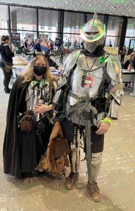 Armored cosplay at ECCC 2023