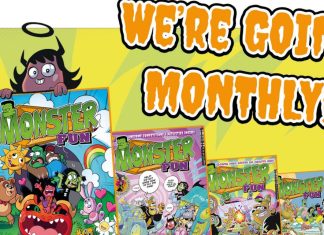 Rebellion’s bimonthly kids comic MONSTER FUN to go monthly from June 2023