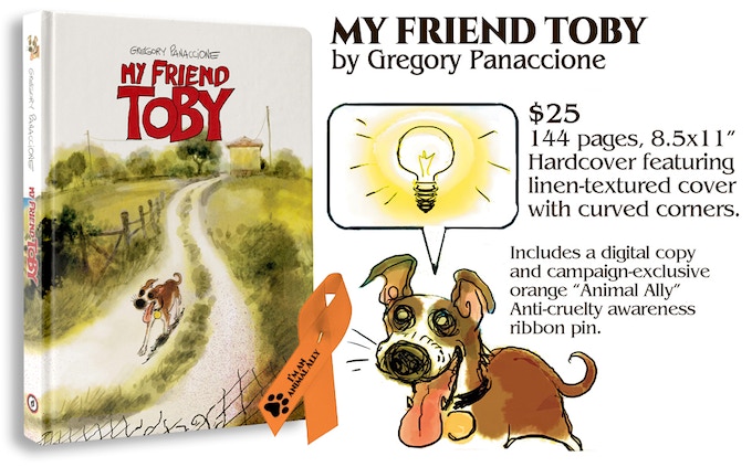 My Friend Toby by triple-Eisner Award-nominee Gregory Panaccione
