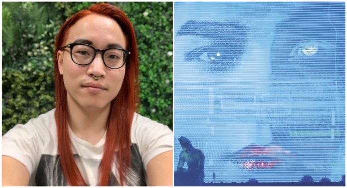 Collage Maker-11-Apr-2023-11-42-PM-2560 Jeremy Holt pictured on left, with close up of the cover art for their new graphic novel GATSBY