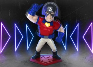 Cryptozoic launches Dancing Peacemaker Bobble Figure crowdfunding campaign Dancing Peacemaker