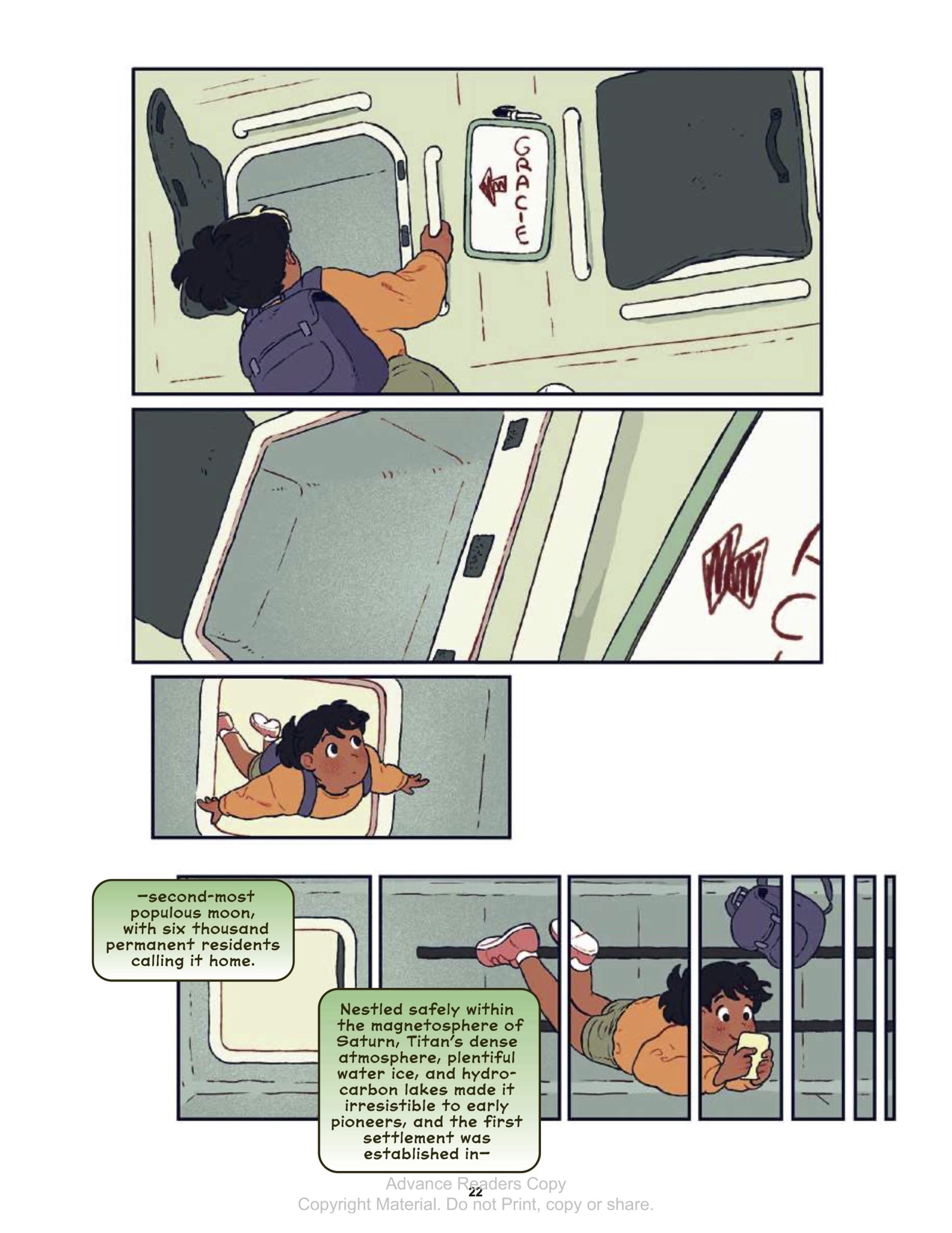 EXCERPT: Prepare to blastoff with GRACE NEEDS SPACE!