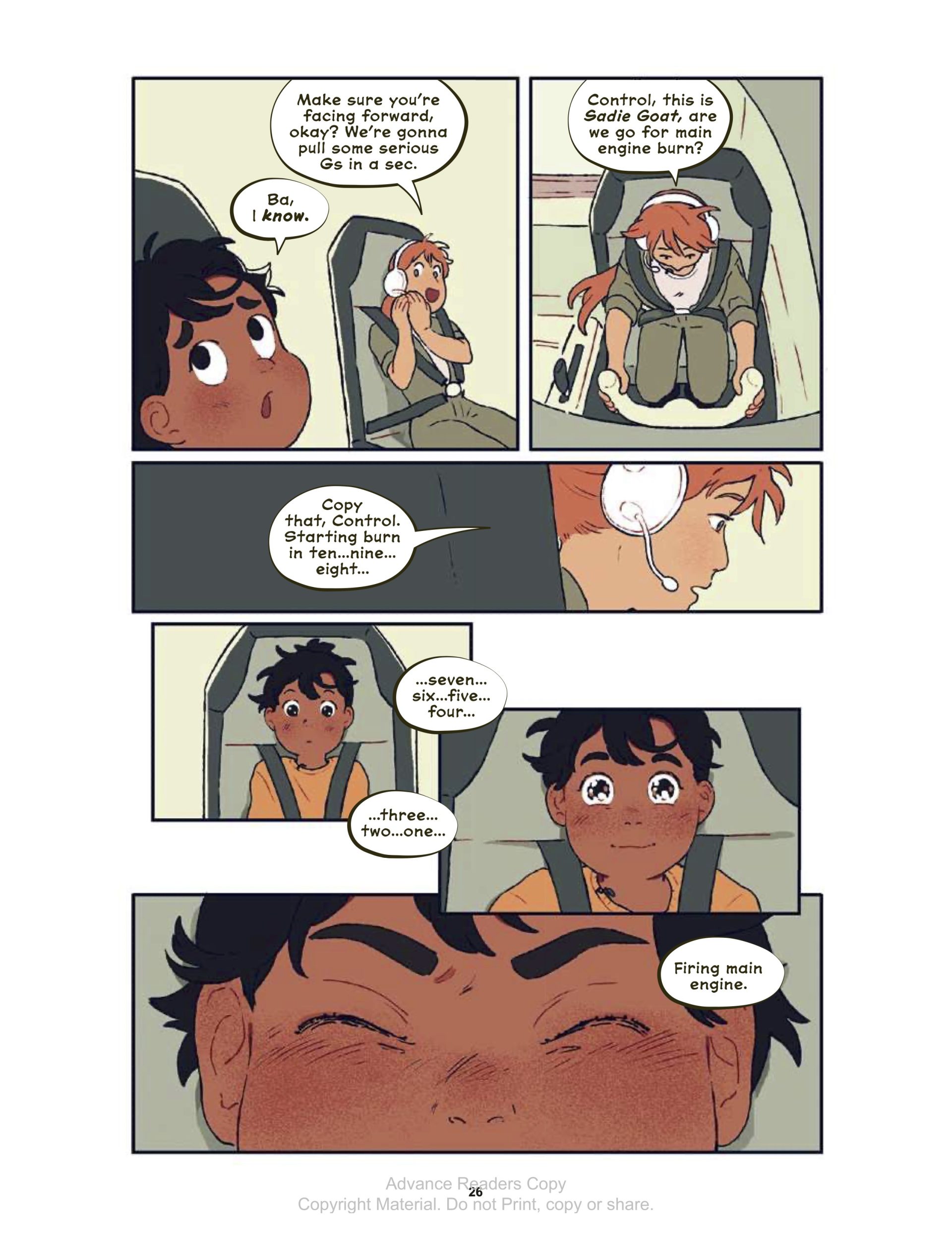 EXCERPT: Prepare to blastoff with GRACE NEEDS SPACE!