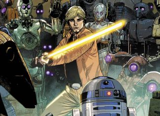 Androids attack in STAR WARS: DARK DROIDS event