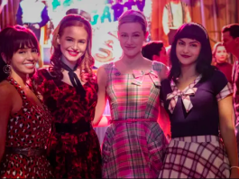 Riverdale girls at the sock hop