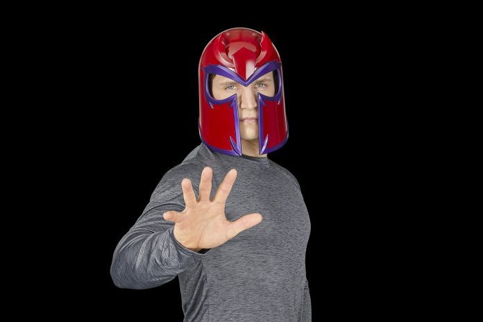 Marvel Magneto Helmet feature
