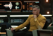 STAR TREK: STRANGE NEW WORLDS Season 2 trailer and Bradward’s mysterious hair affair Anson Mount as Pike in the trailer of Star Trek: Strange New Worlds, streaming on Paramount+, 2023. Photo Cr: Michael Gibson/Paramount+