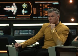 STAR TREK: STRANGE NEW WORLDS Season 2 trailer and Bradward’s mysterious hair affair Anson Mount as Pike in the trailer of Star Trek: Strange New Worlds, streaming on Paramount+, 2023. Photo Cr: Michael Gibson/Paramount+