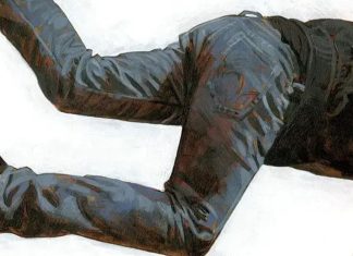 Ed Brubaker & Sean Phillips explore a diorama of a crime in WHERE THE BODY WAS graphic novel Where the Body Was