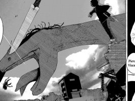 sword choujin vs snake choujin