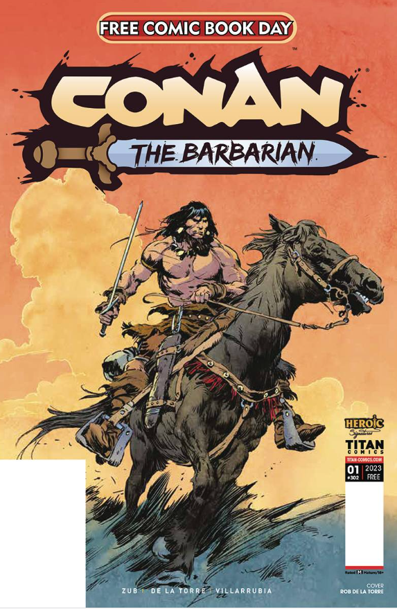 Free Comic Book Day 2023 Titan Conan The Barbarian