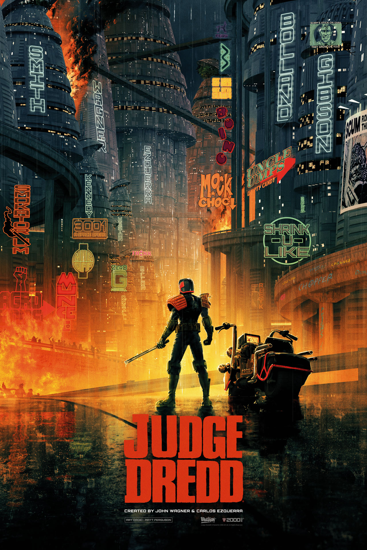 Judge Dredd Protest He Is The Law! Rebellion to release exclusive Judge Dredd poster for ...