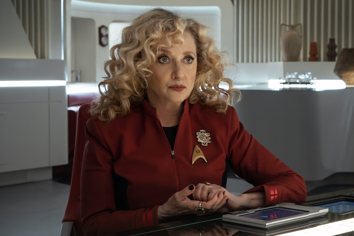 Carol Kane as Pelia in the trailer for season 2 of Star Trek: Strange New Worlds season 2, streaming on Paramount+, 2023.