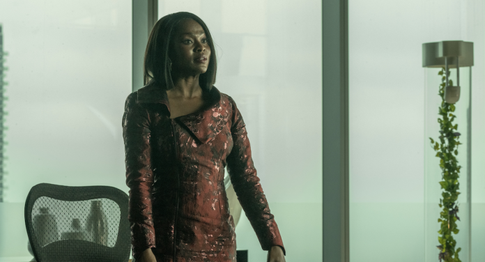 Yetide Interview cover Yetide Badaki as Neera on Star Trek: Strange New Worlds.