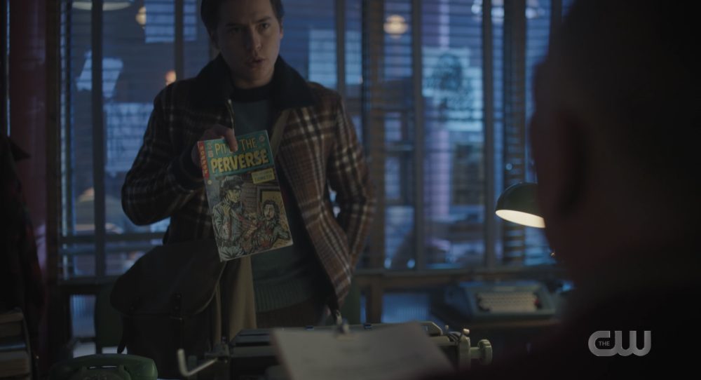 Jughead Jones and his new comic book on Riverdale