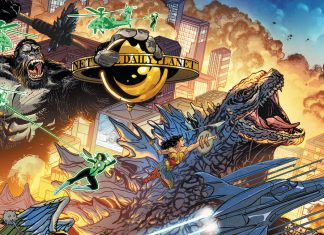 SDCC ’23: JUSTICE LEAGUE VS. GODZILLA VS. KONG. What more do you need?