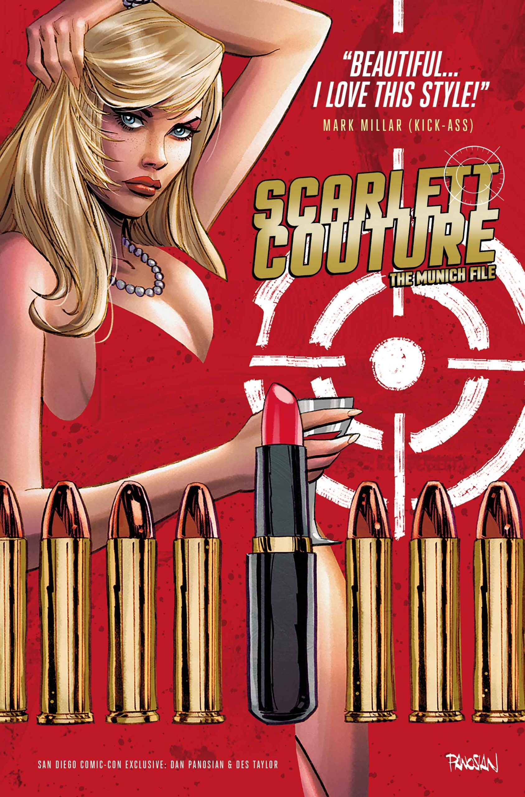 Scarlett Couture: The Munich File #1 SDCC by Dan Panosian and Des Taylor