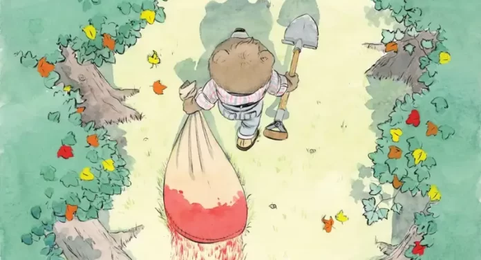 Beneath-the-Trees-Where-Nobody-Sees-1 beneath the trees bear dragging dead body bag
