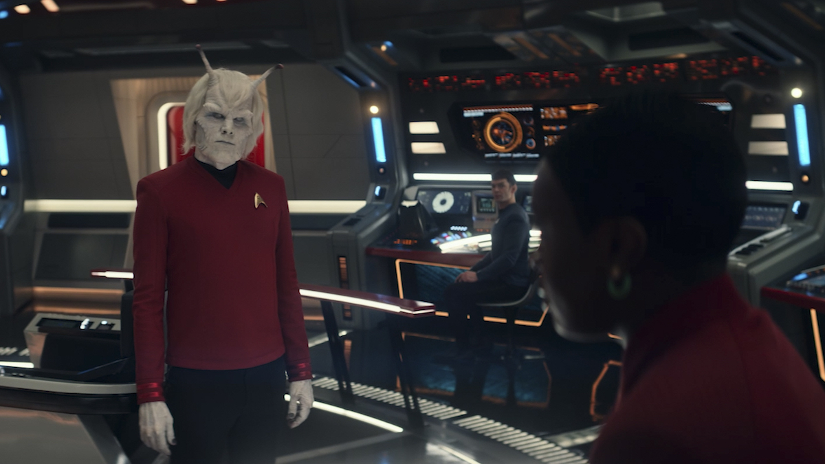 Bruce Horak as Hemmer in Star Trek: Strange New Worlds, streaming on Paramount+, 2023.