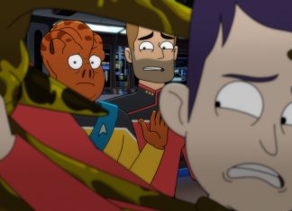 TV REVIEW: We can’t get enough STAR TREK: LOWER DECKS season 4 Carl Tart as Lieutenant Kayshon, Jerry O'Connell as Commander Jack Random, Jack Quaid as Ensign Bradward Boimler in Star Trek: Lower Decks season 4.